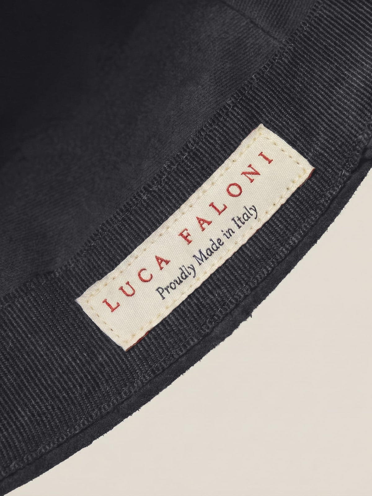 Luca Faloni Goatskin Suede Leather Baseball Cap - Steel Blue - view 2