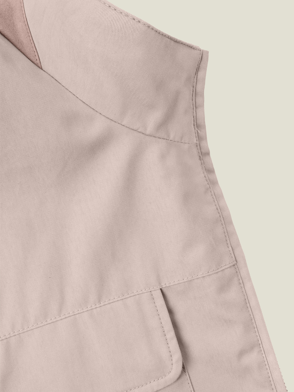 Luca Faloni Technical Fabric Field Jacket - Light Grey - view 6