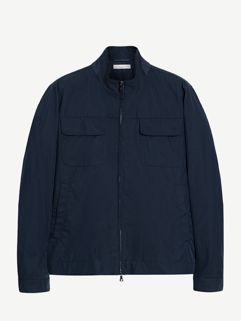 Luca Faloni Technical Fabric Field Jacket - Midnight Blue - view 8