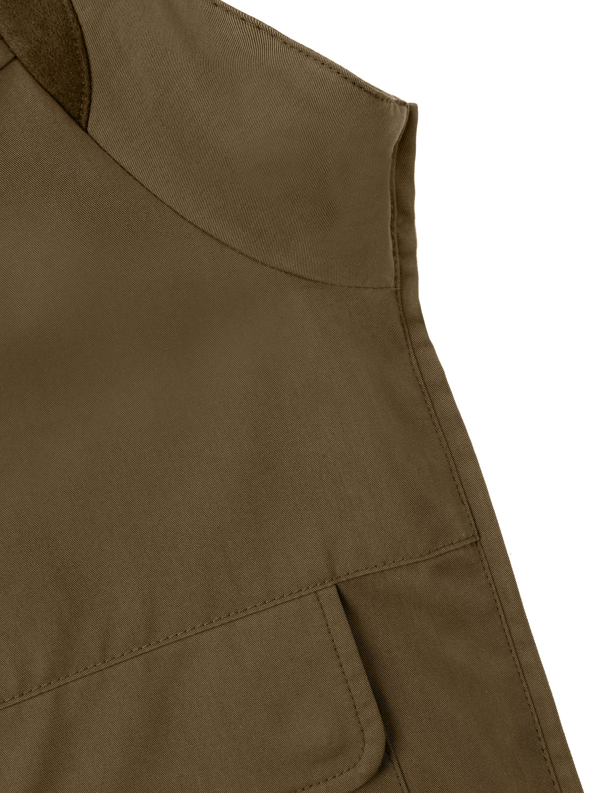 Luca Faloni Technical Fabric Field Jacket - Hunting Green - view 6