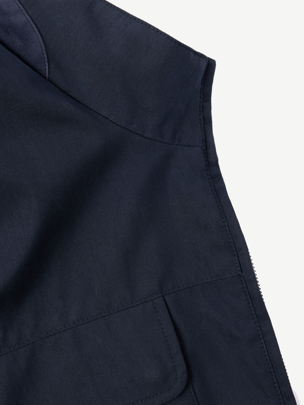Luca Faloni Technical Fabric Field Jacket - Midnight Blue - view 6