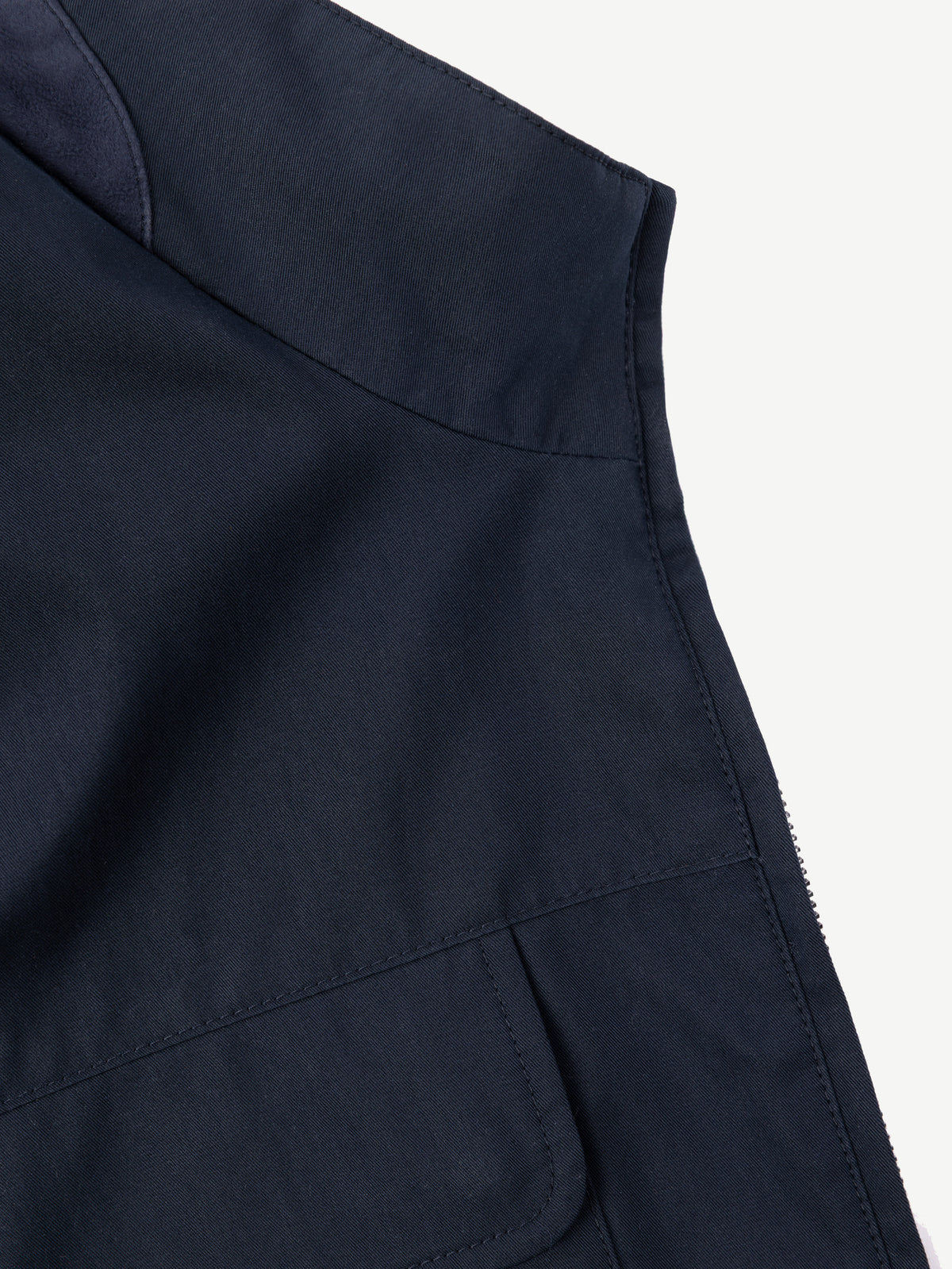 Luca Faloni Technical Fabric Field Jacket - Midnight Blue - view 6