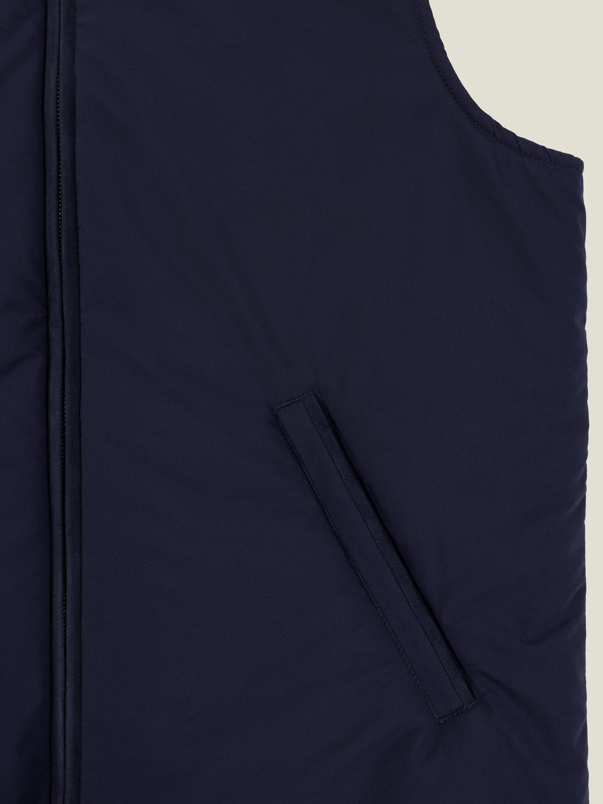 Luca Faloni Technical Fabric Lightweight Gilet - Midnight Blue - view 5