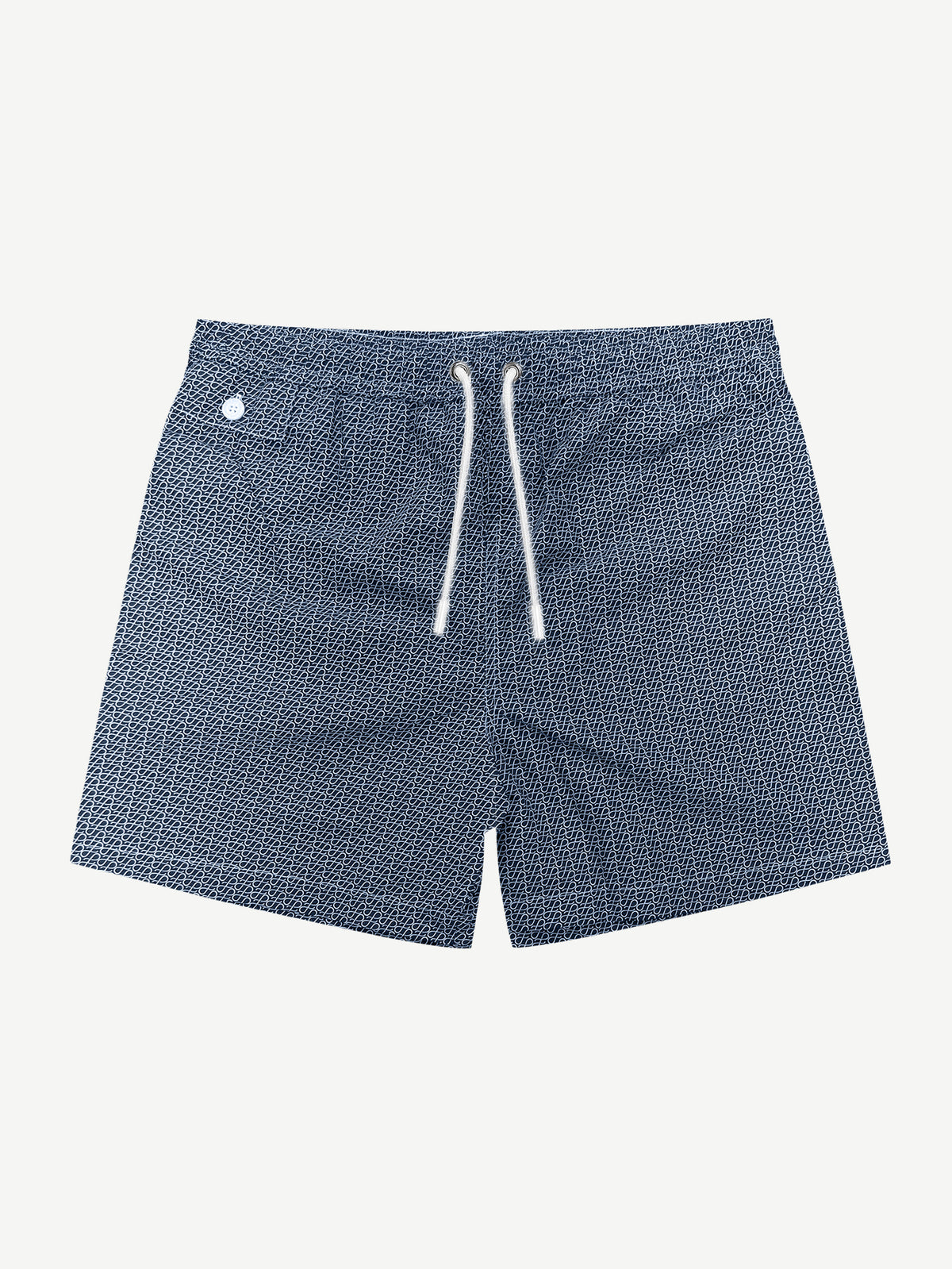 Luca Faloni Technical Fabric Swim Shorts - Navy Blue - view 1