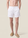 Luca Faloni Technical Fabric Swim Shorts - White - view 1