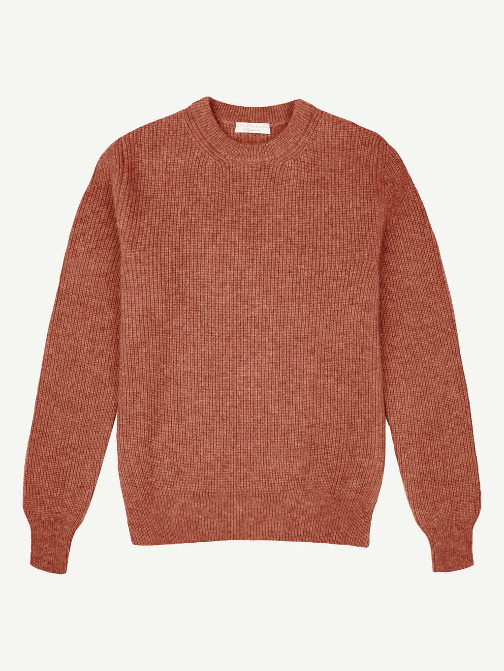 Luca Faloni 4-Ply Cashmere Crew Neck - Rust - view 4