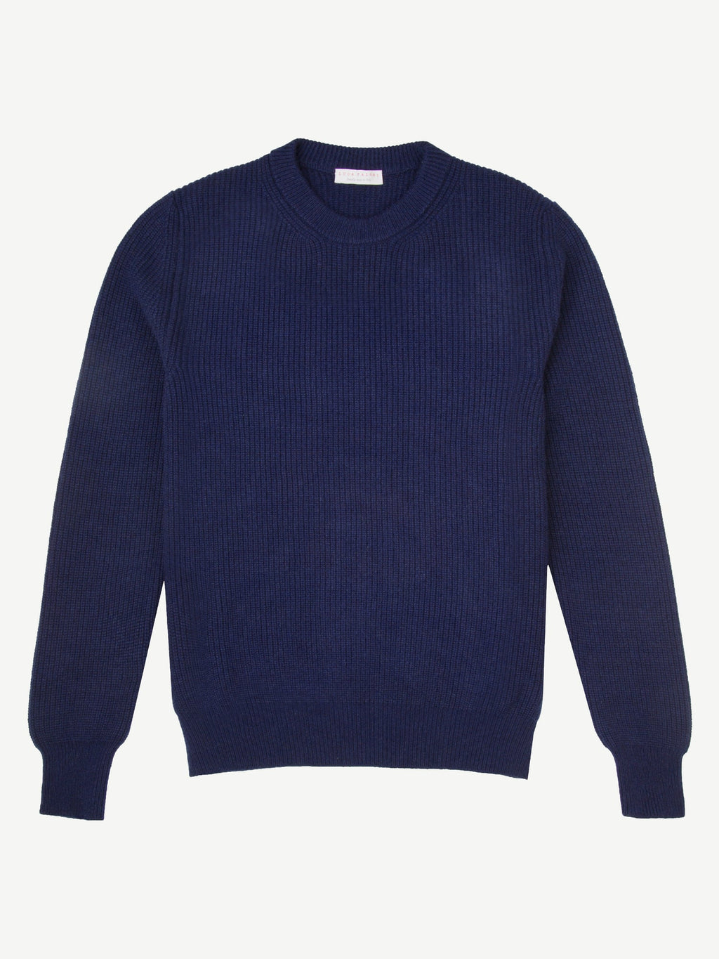 Luca Faloni 4-Ply Cashmere Crew Neck - Midnight Blue - view 4