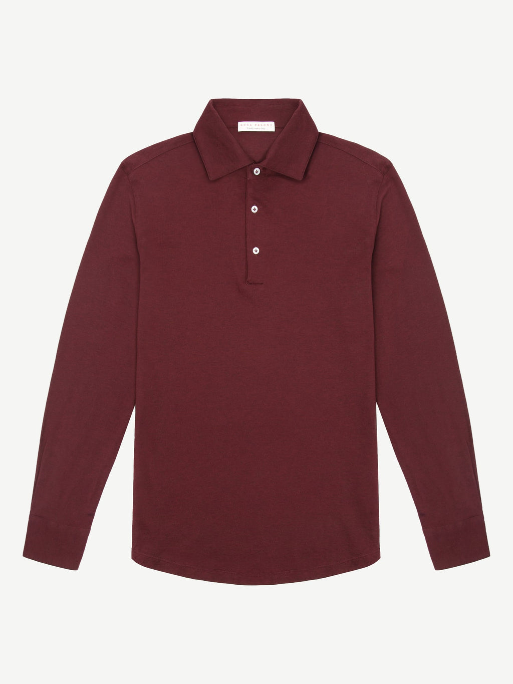 Luca Faloni Cotton Piqué Brera Polo Shirt - Lava Red - view 5