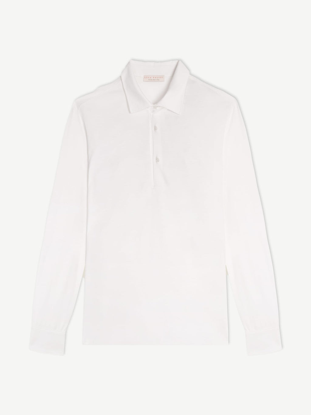 Luca Faloni Silk-Cotton Amalfi Polo Shirt - White - view 5