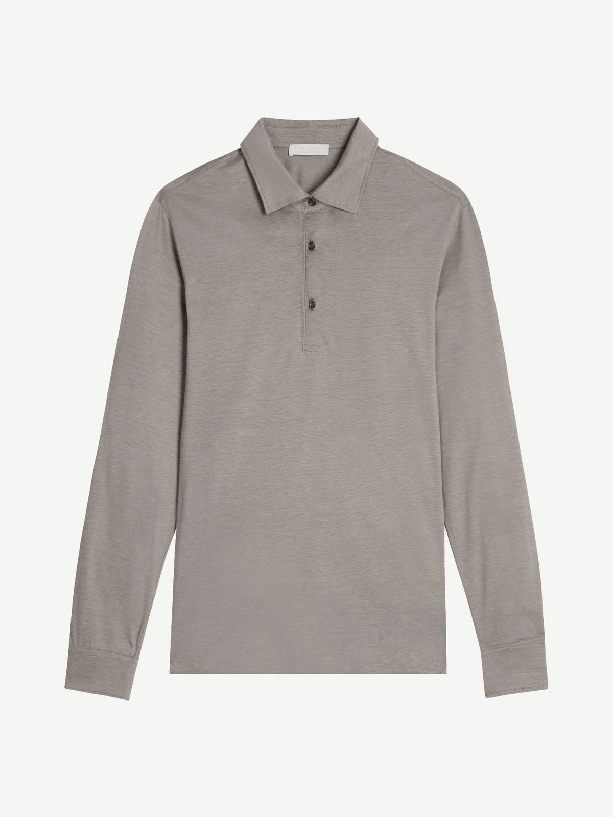 Luca Faloni Silk-Cotton Amalfi Polo Shirt - Nocciola Brown - view 5
