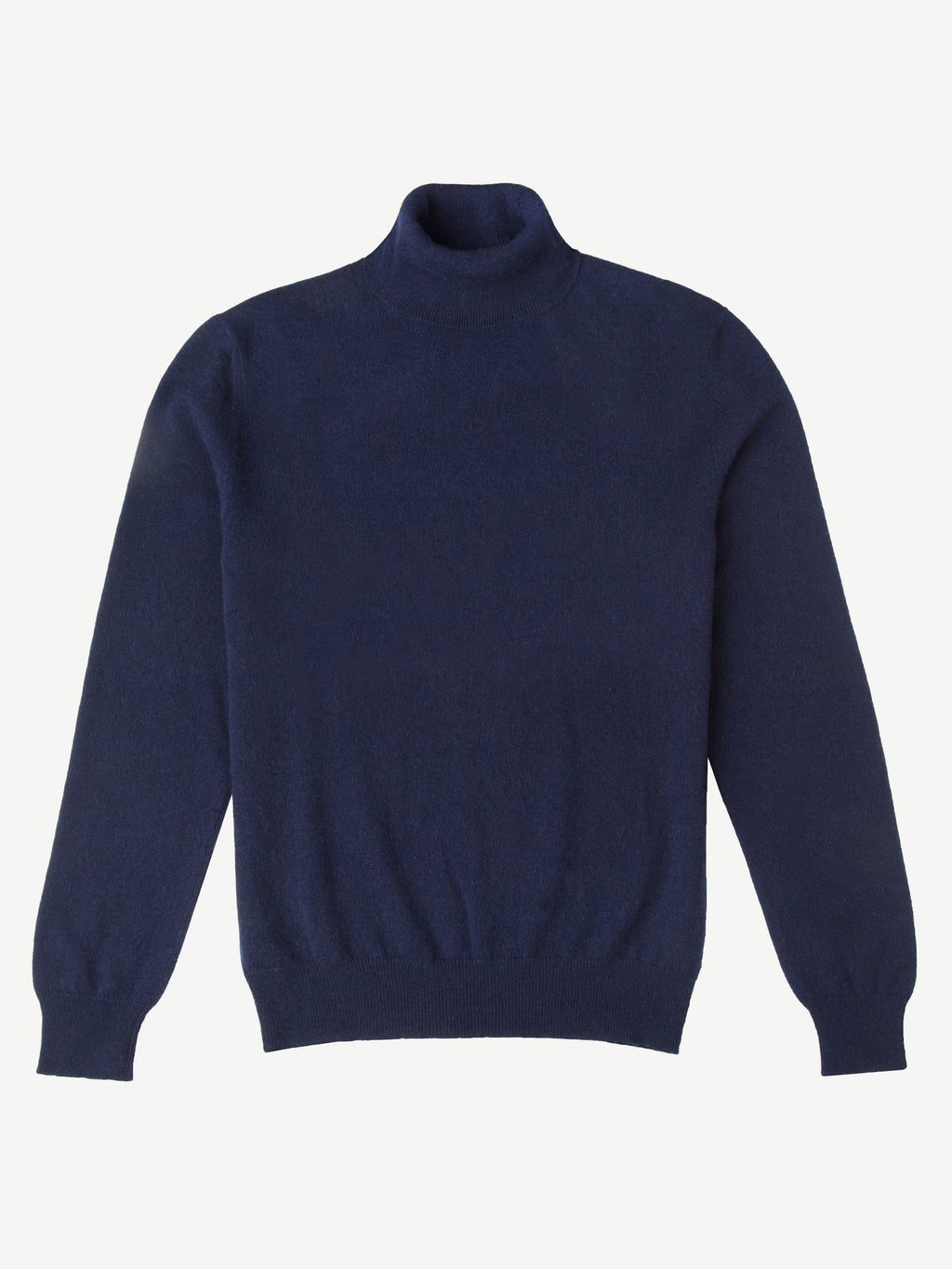 Luca Faloni 2-Ply Cashmere Roll Neck - Midnight Blue - view 4