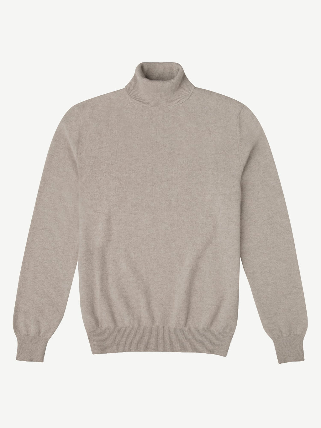 Luca Faloni 2-Ply Cashmere Roll Neck - Almond - view 4