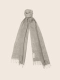 Luca Faloni Linen Scarf - Sea Grey - view 1