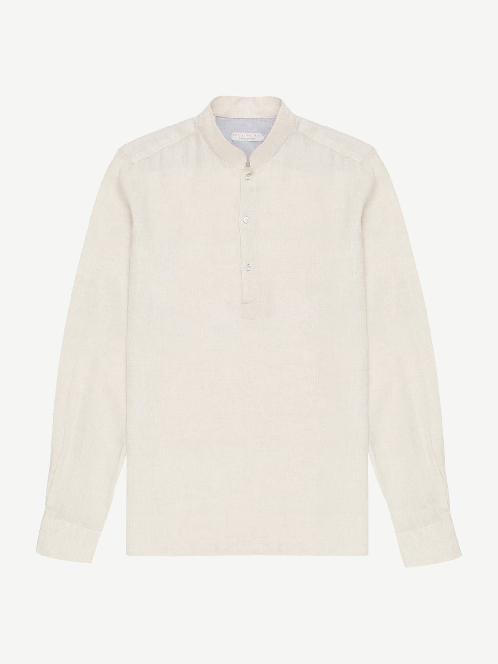 Luca Faloni Linen Forte Shirt - Sand - view 5
