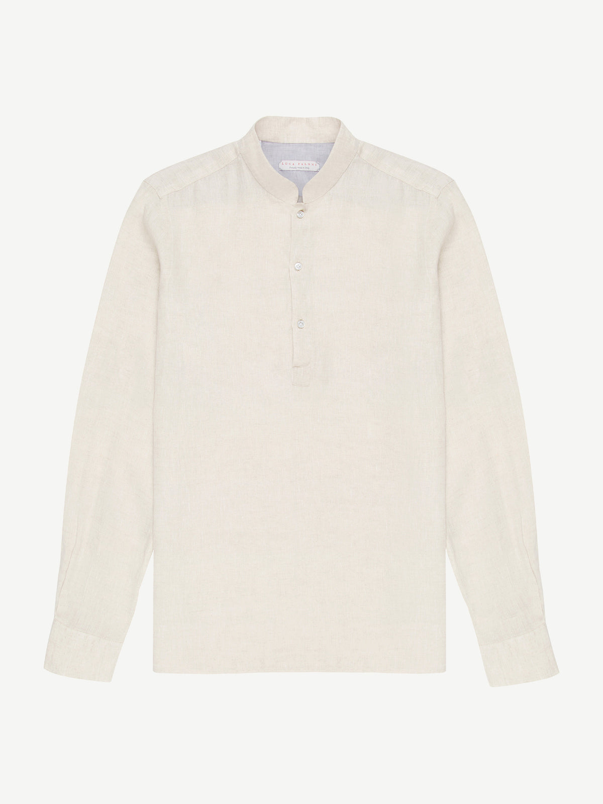 Luca Faloni Linen Forte Shirt - Sand - view 5