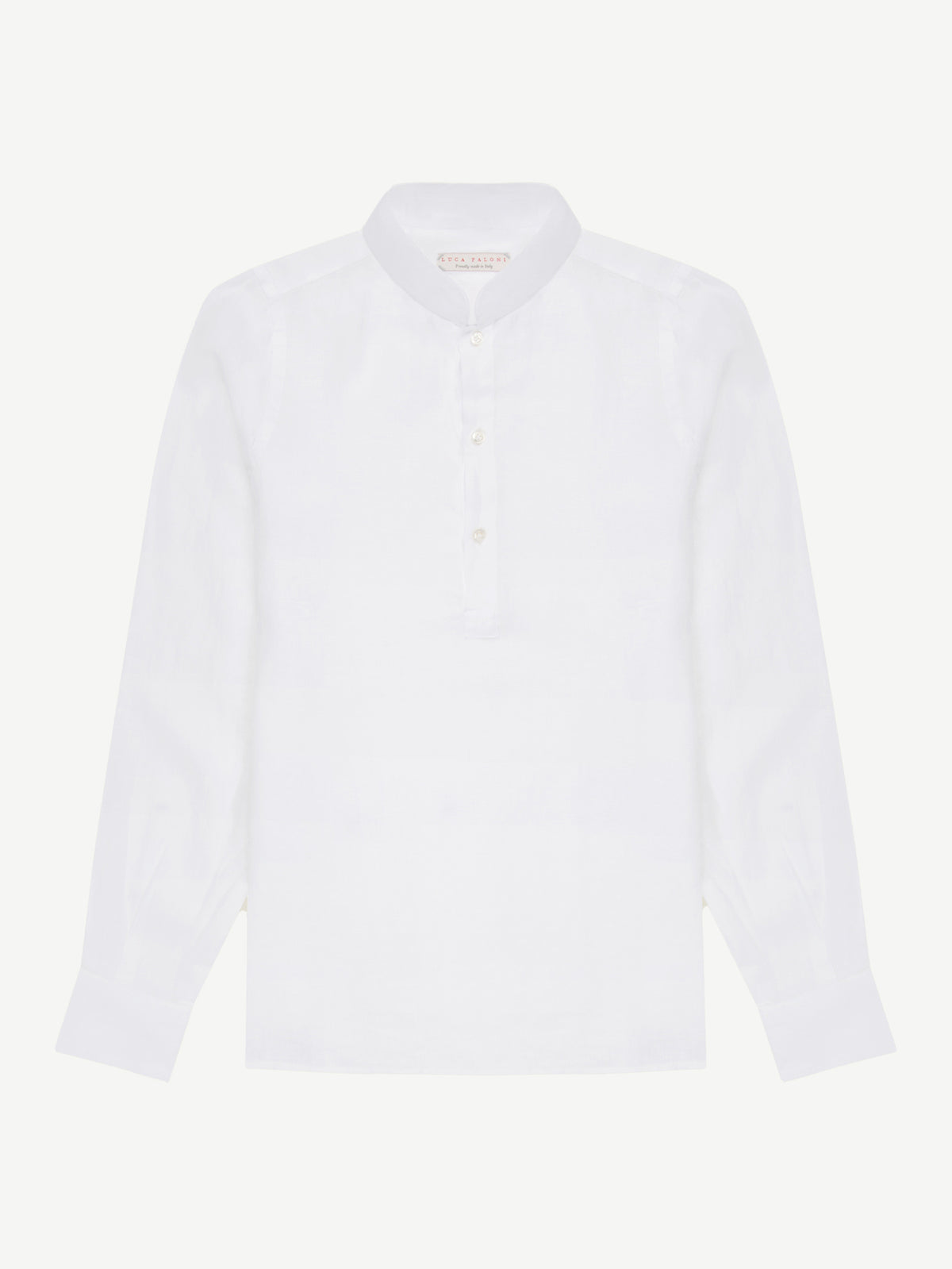 Luca Faloni Linen Forte Shirt - White - view 5