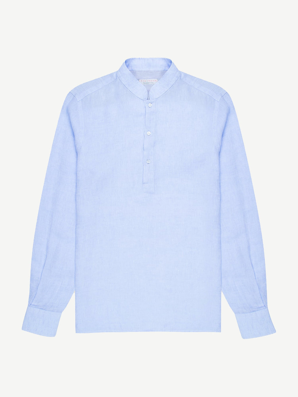 Luca Faloni Linen Forte Shirt - Sky Blue - view 5