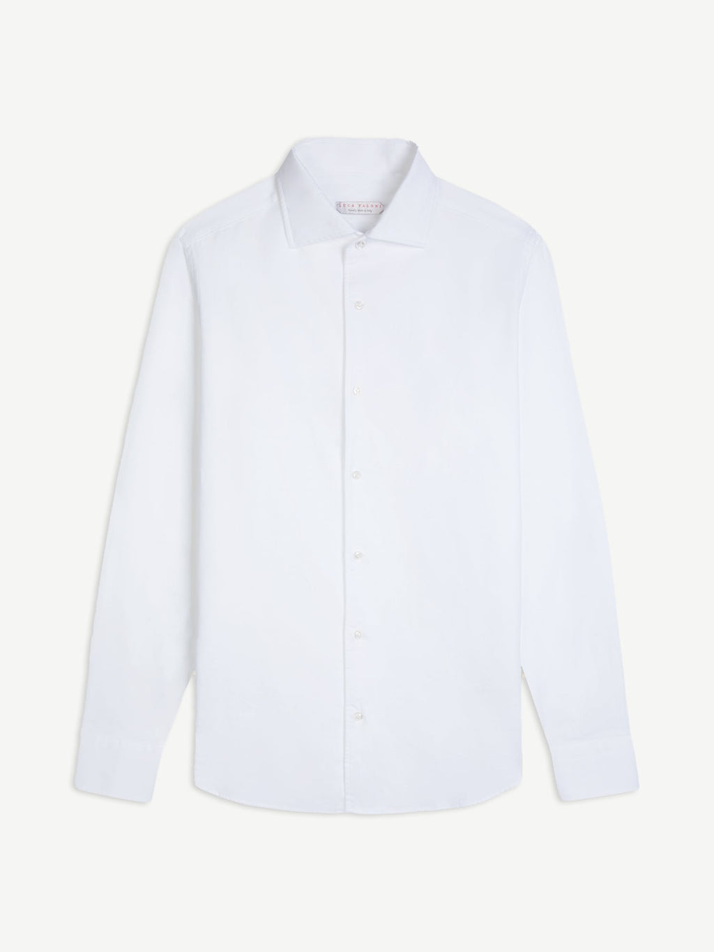 Luca Faloni Brushed Cotton Classic Shirt - White - view 5