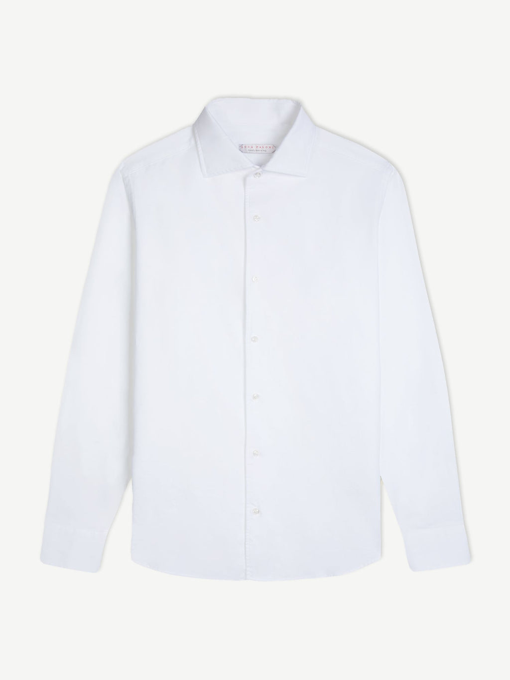 Luca Faloni Cashmere-Cotton Classic Shirt - White - view 5