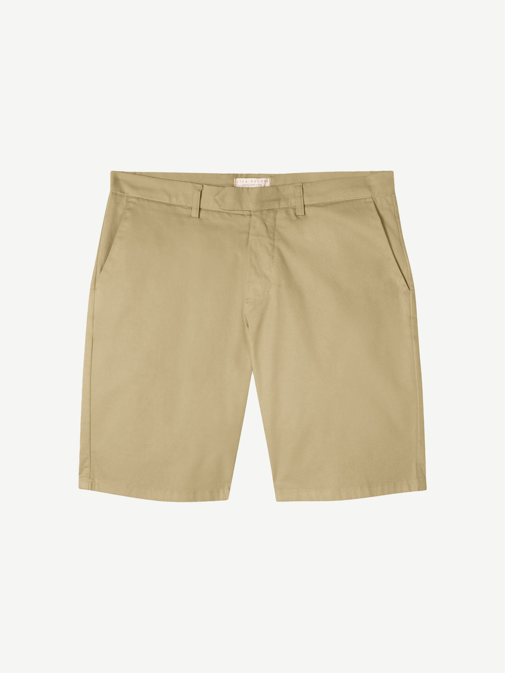 Luca Faloni Cotton Shorts - Camel Beige - view 5