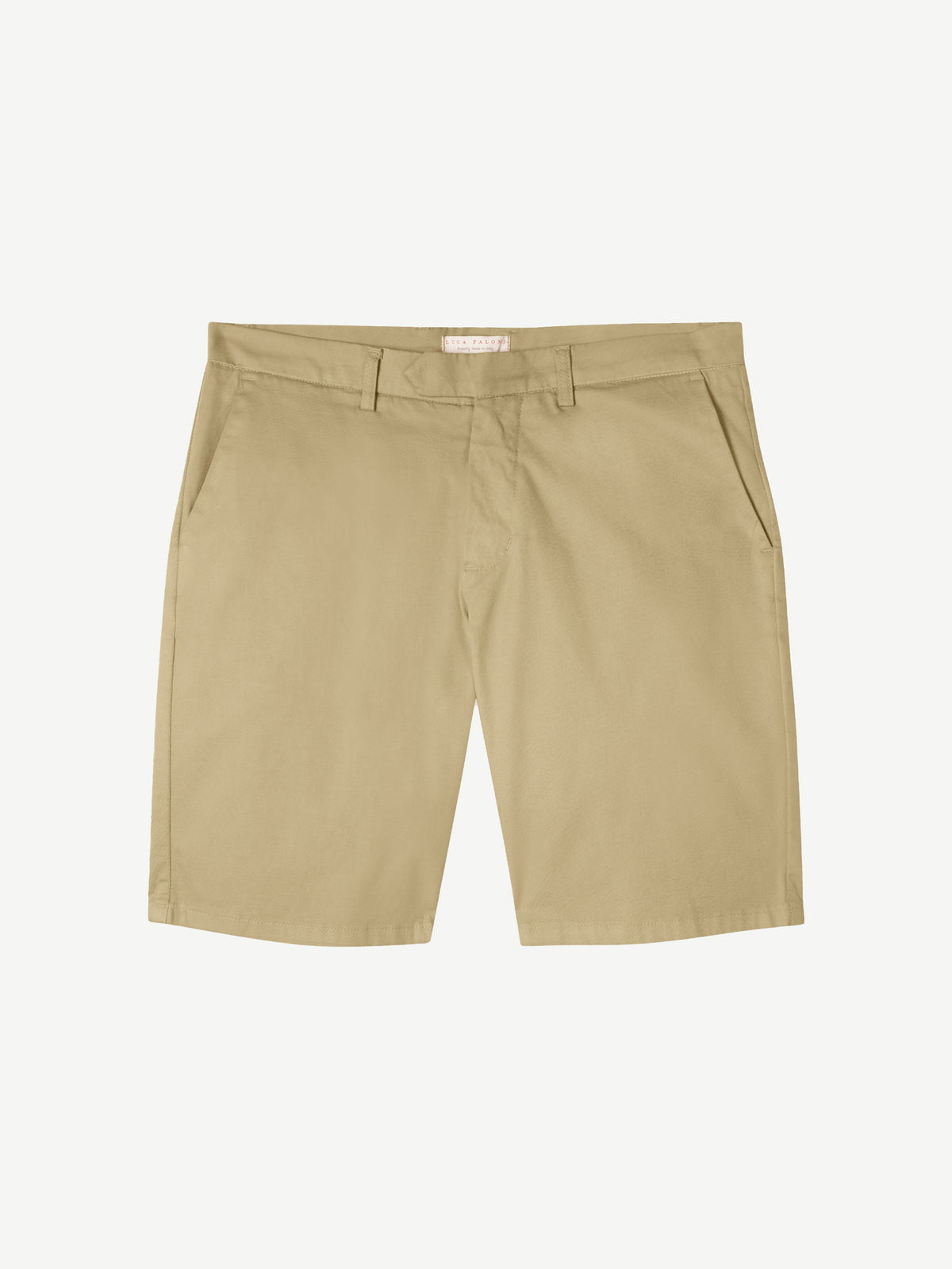 Luca Faloni Cotton Shorts - Camel Beige - view 5