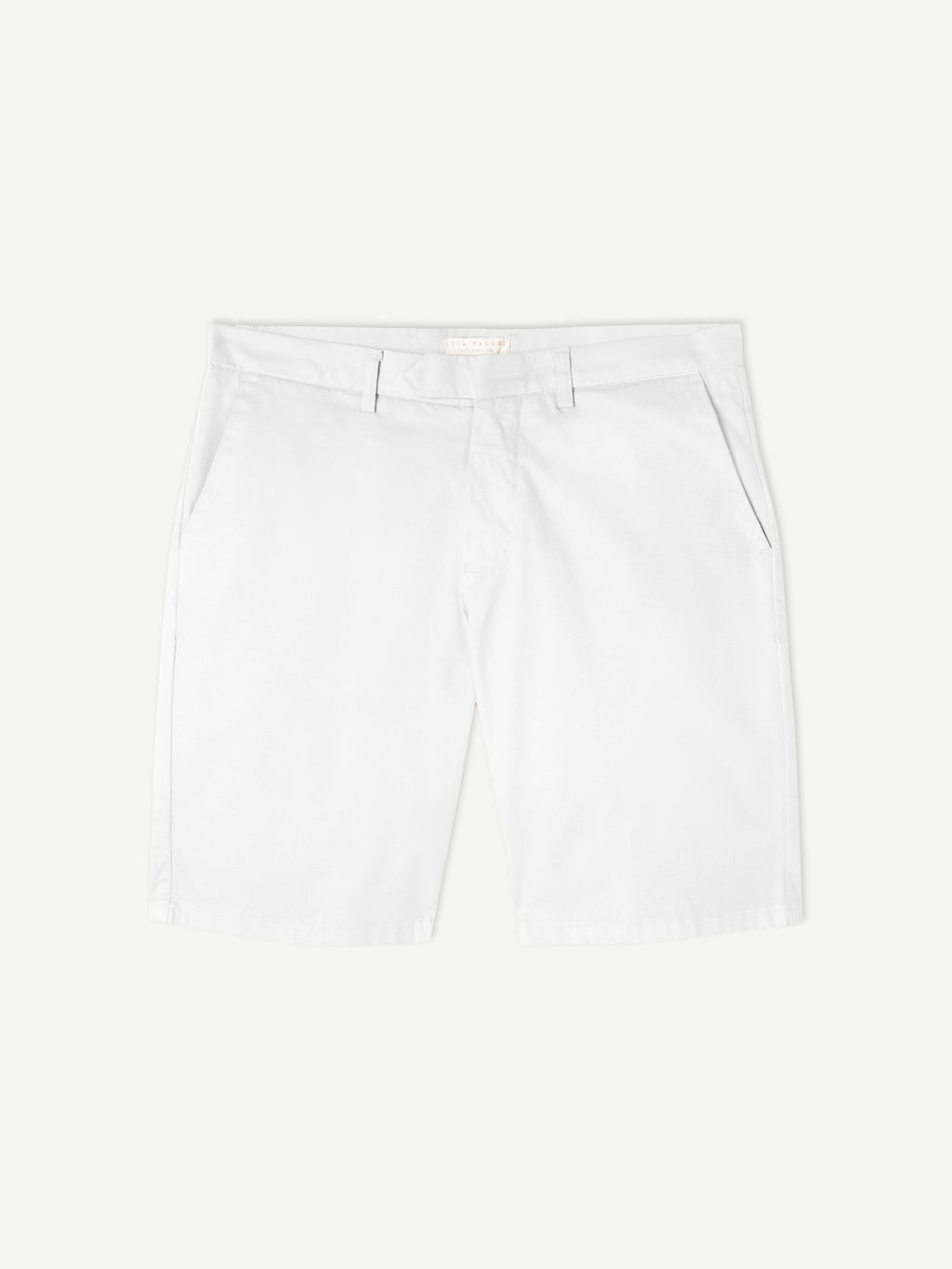 Luca Faloni Cotton Shorts - White - view 5