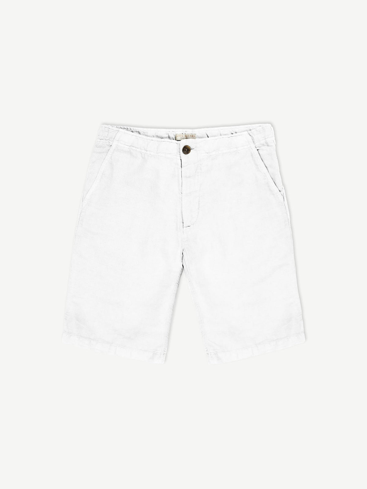 Luca Faloni Linen Bermuda Shorts - White - view 5