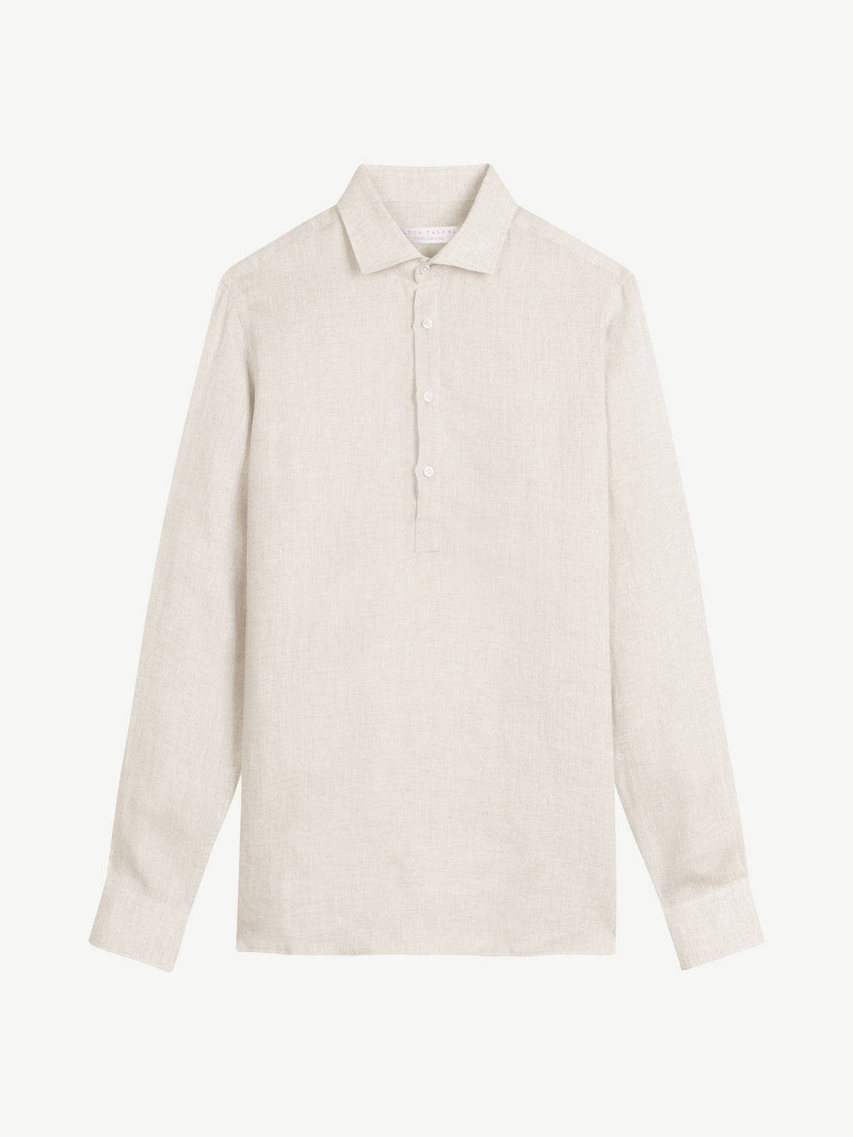 Luca Faloni Linen Ravello Shirt - Sand - view 5