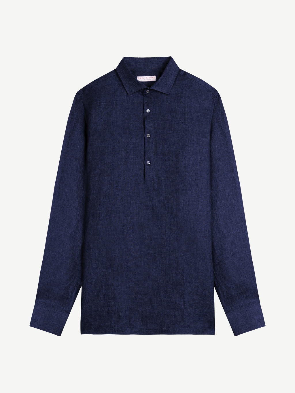 Luca Faloni Linen Ravello Shirt - Midnight Blue - view 5