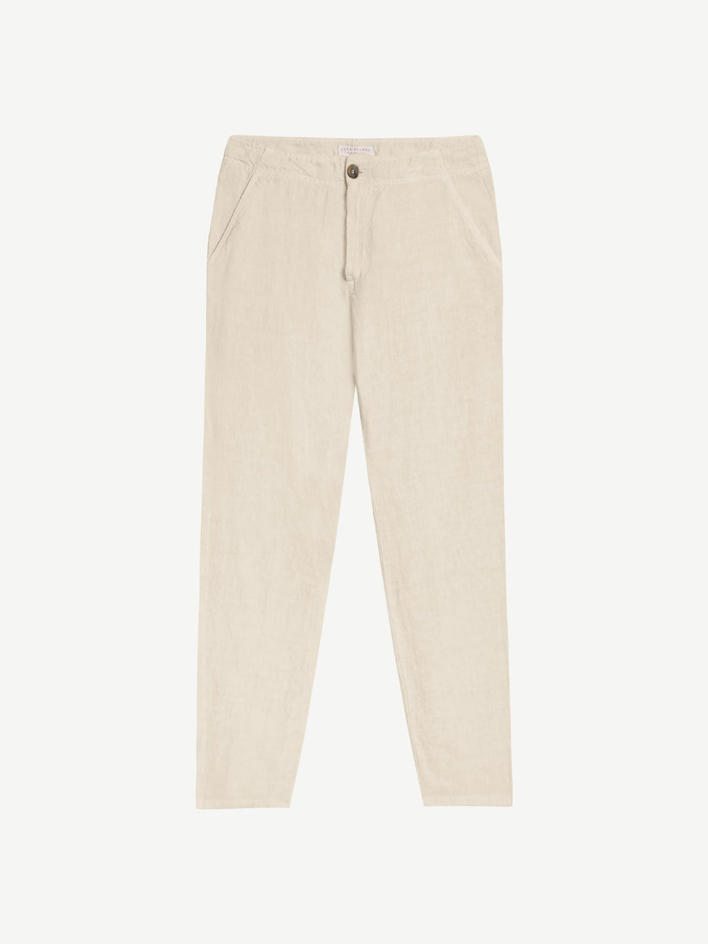 Luca Faloni Linen Lipari Trousers - Sand - view 5