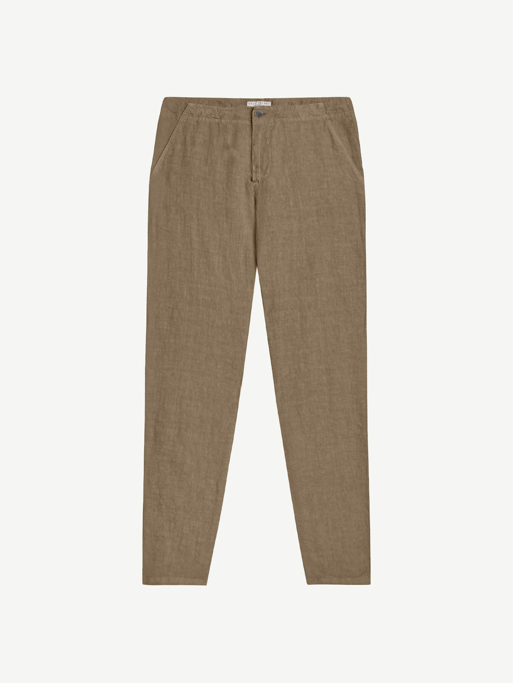 Luca Faloni Linen Lipari Trousers - Hazelnut Brown - view 6