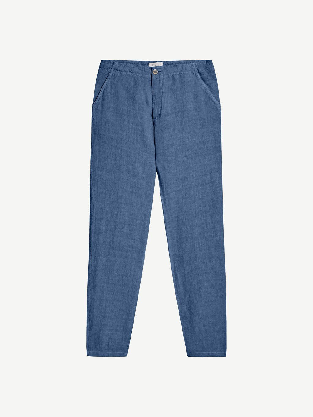 Luca Faloni Linen Lipari Trousers - Capri Blue - view 6