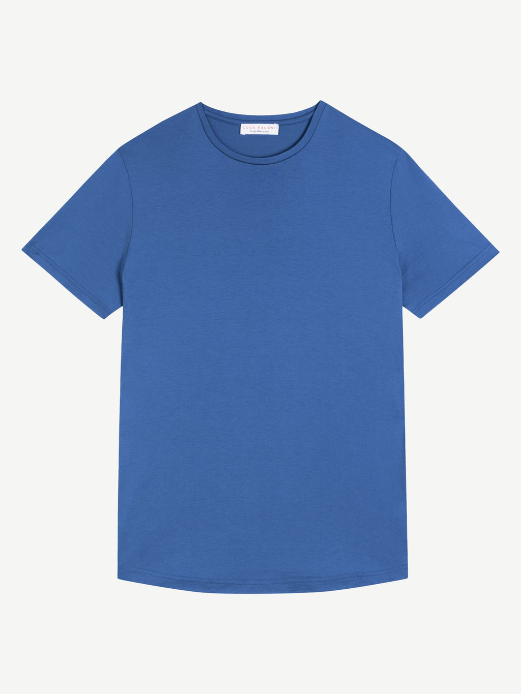 Luca Faloni Silk-Cotton T-Shirt - Royal Blue - view 5