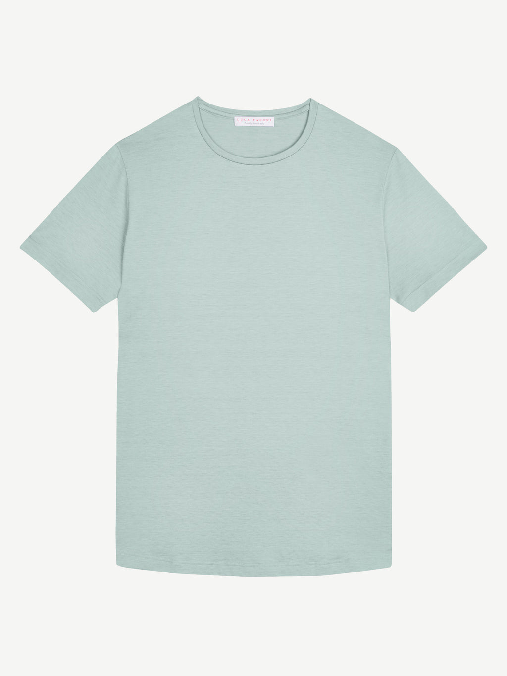 Luca Faloni Silk-Cotton T-Shirt - Marine Green - view 5