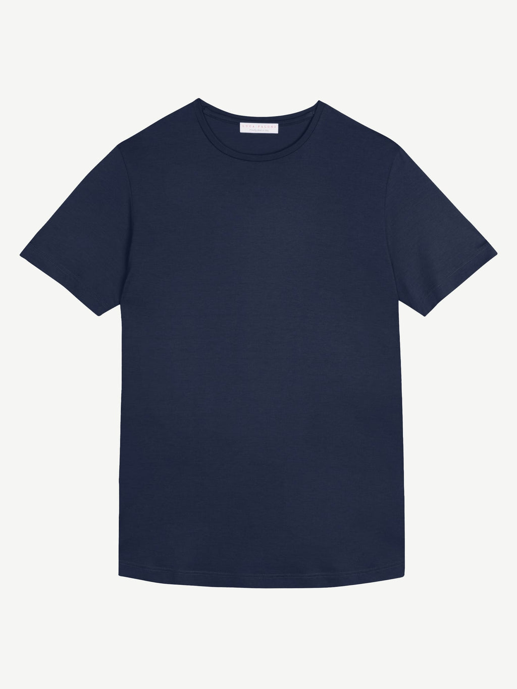 Luca Faloni Silk-Cotton T-Shirt - Midnight Blue - view 5
