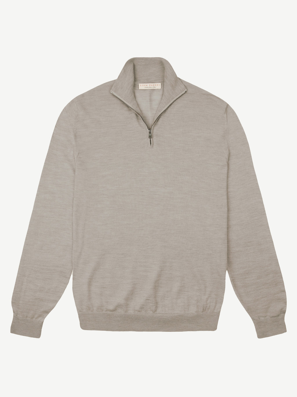 Luca Faloni Silk-Cashmere Zip-up - Nocciola Brown - view 5