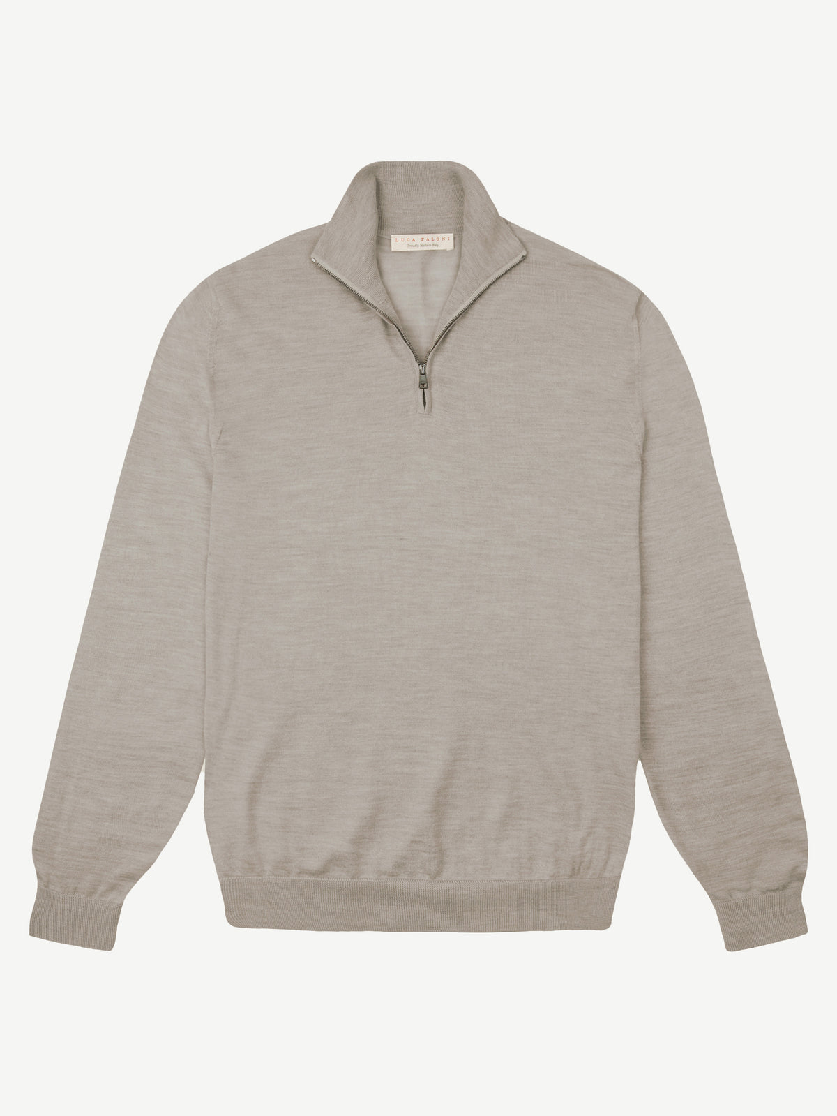 Luca Faloni Silk-Cashmere Zip-up - Nocciola Brown - view 5