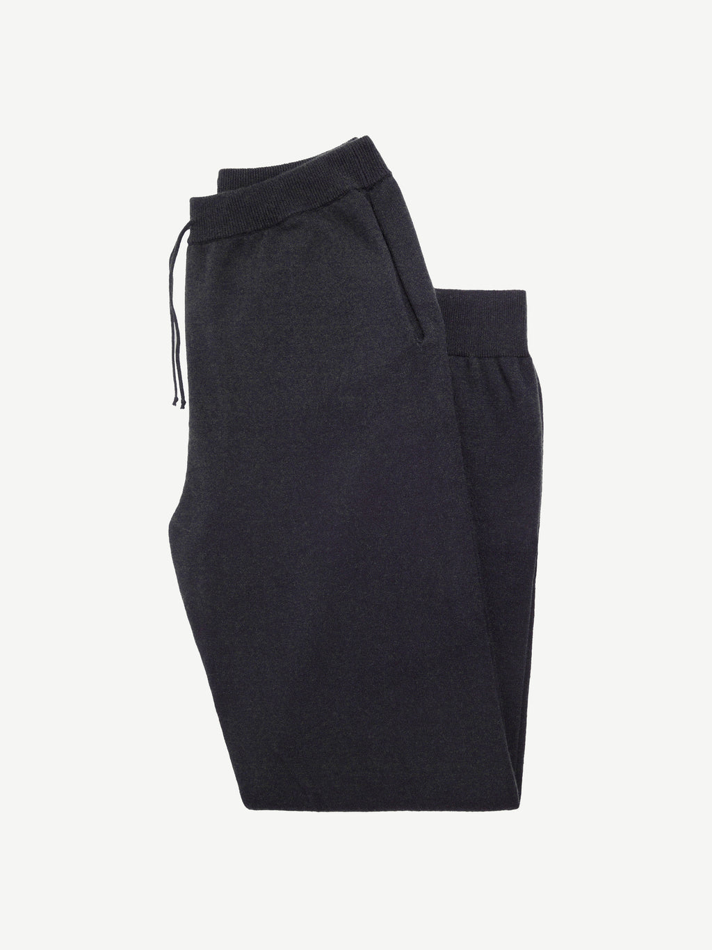 Luca Faloni 2-Ply Cashmere Joggers - Charcoal Grey - view 5