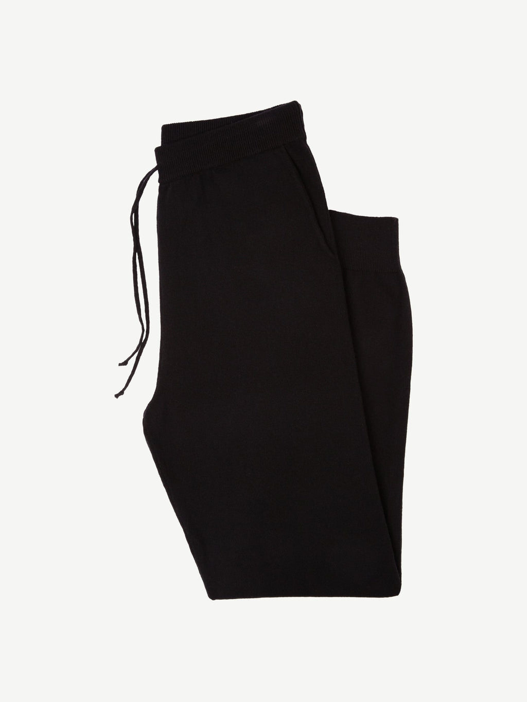 Luca Faloni 2-Ply Cashmere Joggers - Black - view 5