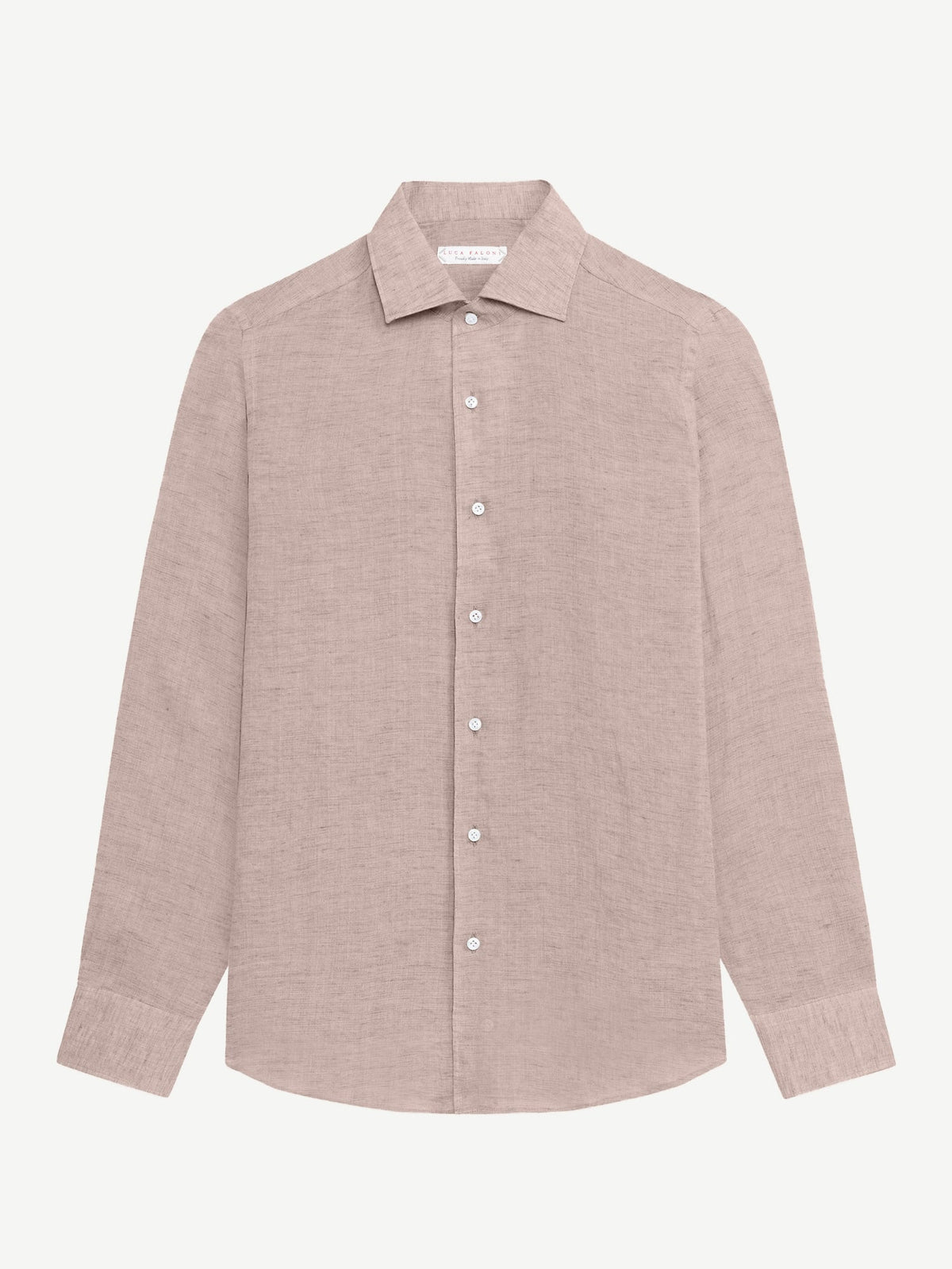 Luca Faloni Linen Portofino Shirt - Nocciola Brown - view 5