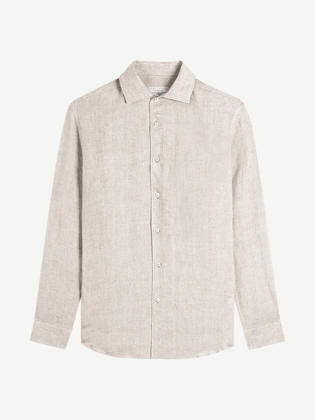 Luca Faloni Linen Portofino Shirt - Sand - view 5