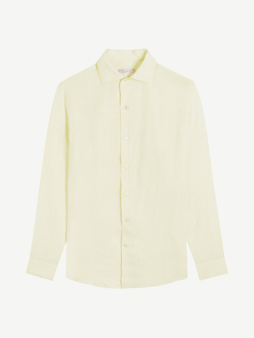 Luca Faloni Linen Portofino Shirt - Lemon - view 5