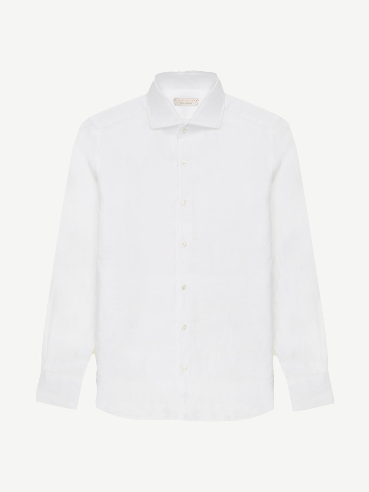 Luca Faloni Linen Portofino Shirt - White - view 5